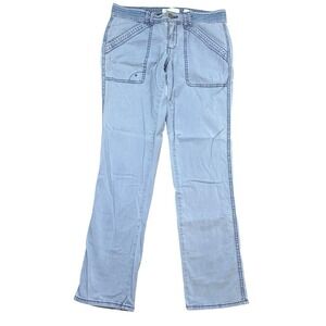 Anthropologie Hei‎ Hei Pants Womens 27 Blue The Wanderer Comfort Cargo